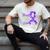 I Wear Purple In Memory Of My Sister Overdose Awareness Men's Comfort Colors T-Shirt Ivory I Wear Purple In Memory Of My Sister Overdose Awareness Men's Comfort Colors T-Shirt Ivory
