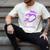 I Wear Purple In Memory For My Wife Dementia Awareness Men's Comfort Colors T-Shirt Ivory