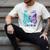I Wear Teal And Purple In Memory Of My Cousin Men's Comfort Colors T-Shirt Ivory