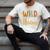 Wild About Reading Lover Bookworm Library Teacher Zoo Animal Men's Comfort Colors T-Shirt Ivory