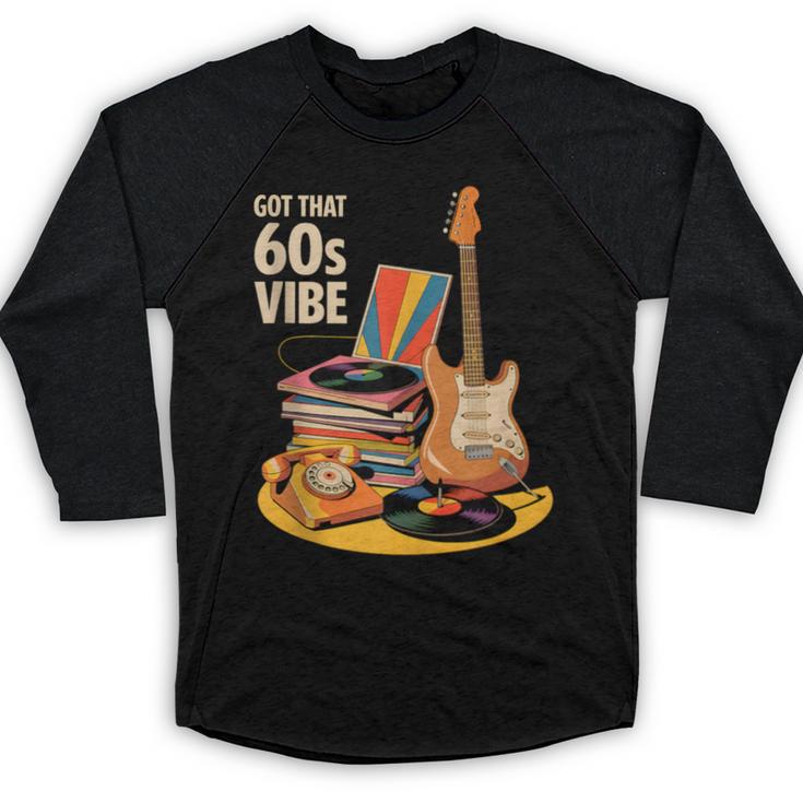 1960s 60s Reunion Nostalgia Memories Music School Grew Up Baseball Raglan Shirt