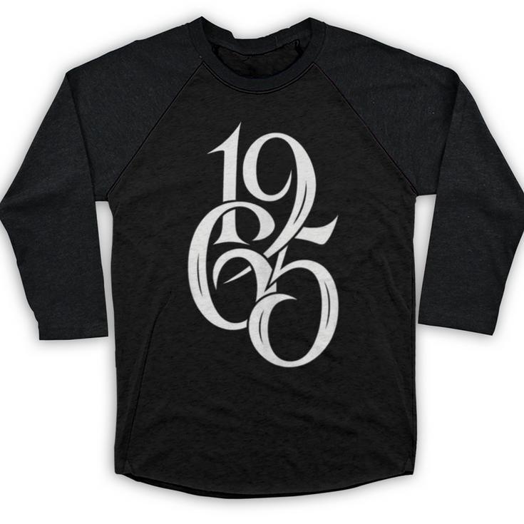 1965 Vintage Retro Birthday Year Nostalgia Baseball Raglan Shirt