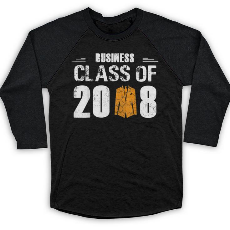 2018 Business Graduation Shirt Business Major Baseball Raglan Shirt