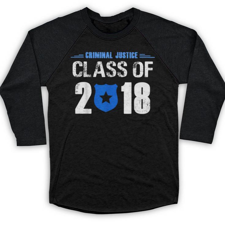 2018 Criminal Justice Graduation Shirt Criminal Justice Baseball Raglan Shirt