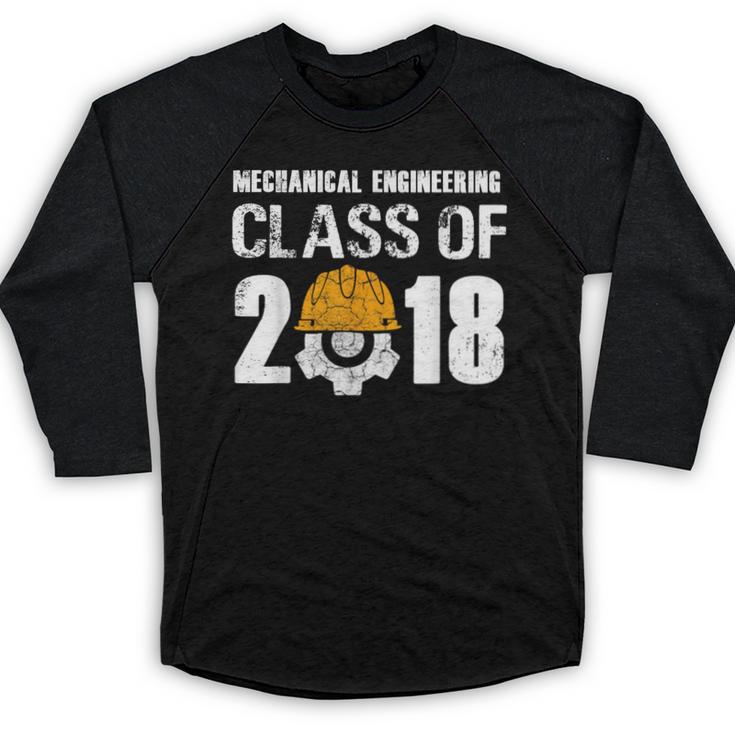 2018 Mechanical Engineering Graduation Shirt Mechanic Baseball Raglan Shirt