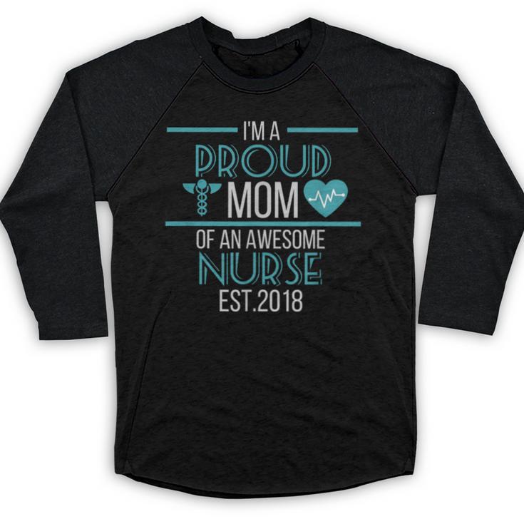 2018 Nursing Graduation Shirt For Nurse Student Mom Baseball Raglan Shirt