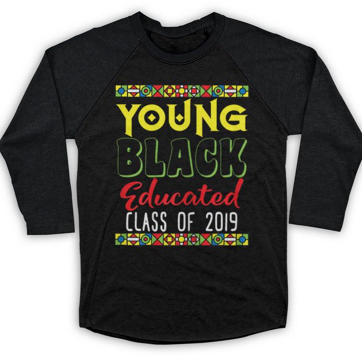 2019 African American High School Graduation Senior T Shirt Baseball Raglan Shirt