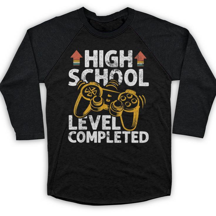 2019 High School Graduation Gamer Graduation Baseball Raglan Shirt
