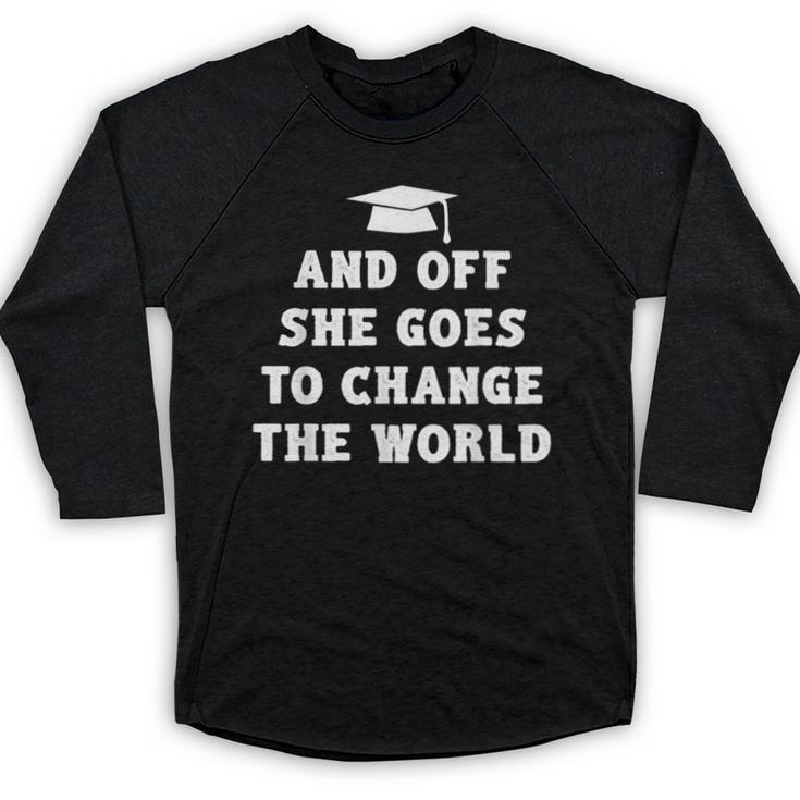 2019 Inspirational Graduation For Her Baseball Raglan Shirt