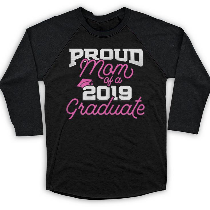 2019 Mom Graduation Baseball Raglan Shirt