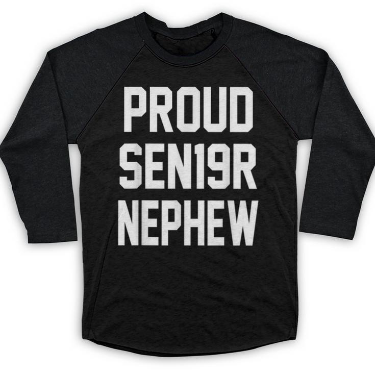 2019 Senior Nephew SEN19R Class Graduation Party T Shirt Baseball Raglan Shirt