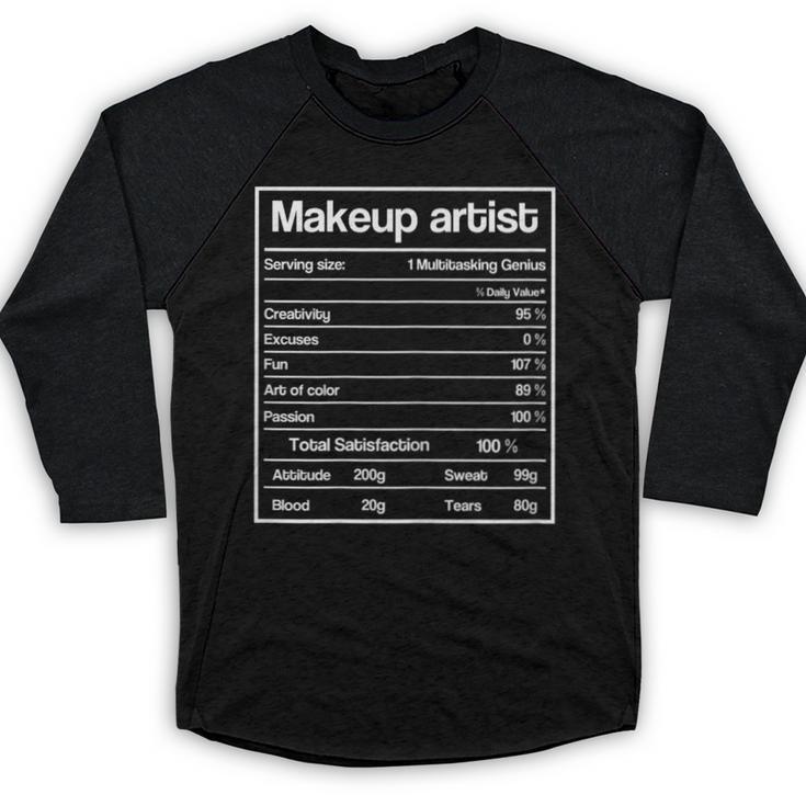 2020 Cosmetology Graduation Design Makeup Artists Hair Baseball Raglan Shirt
