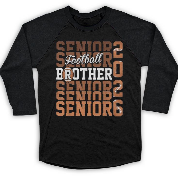 2026 Football Senior Brother Graduation Matching Family Baseball Raglan Shirt