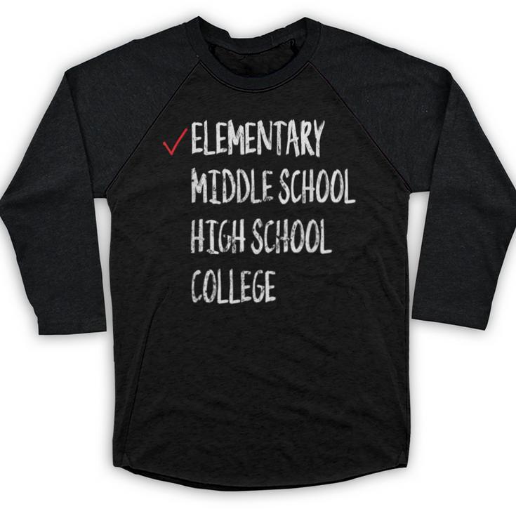 6th Grade Graduation 2025 Elementary Graduation Baseball Raglan Shirt