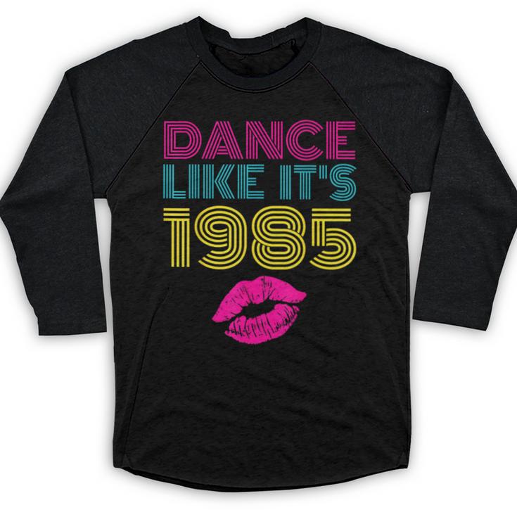 80s Outfit Women Nostalgia Eighties Party Baseball Raglan Shirt