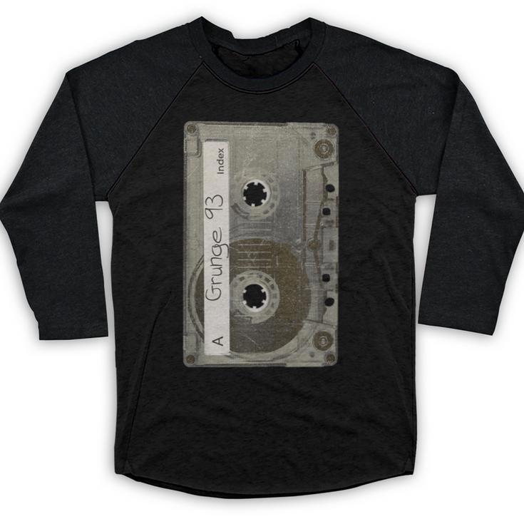 90s MUSIC NOSTALGIA GRAPHIC Baseball Raglan Shirt