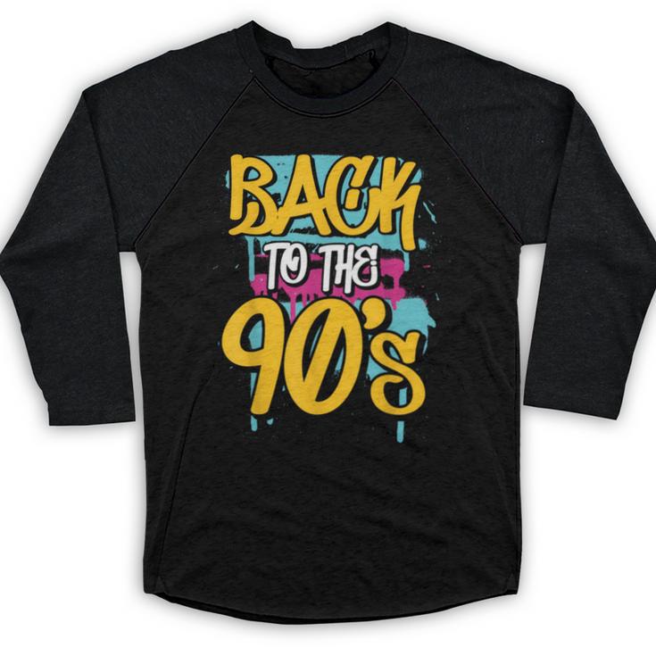 90's Nineties 1990s Nostalgia Baseball Raglan Shirt