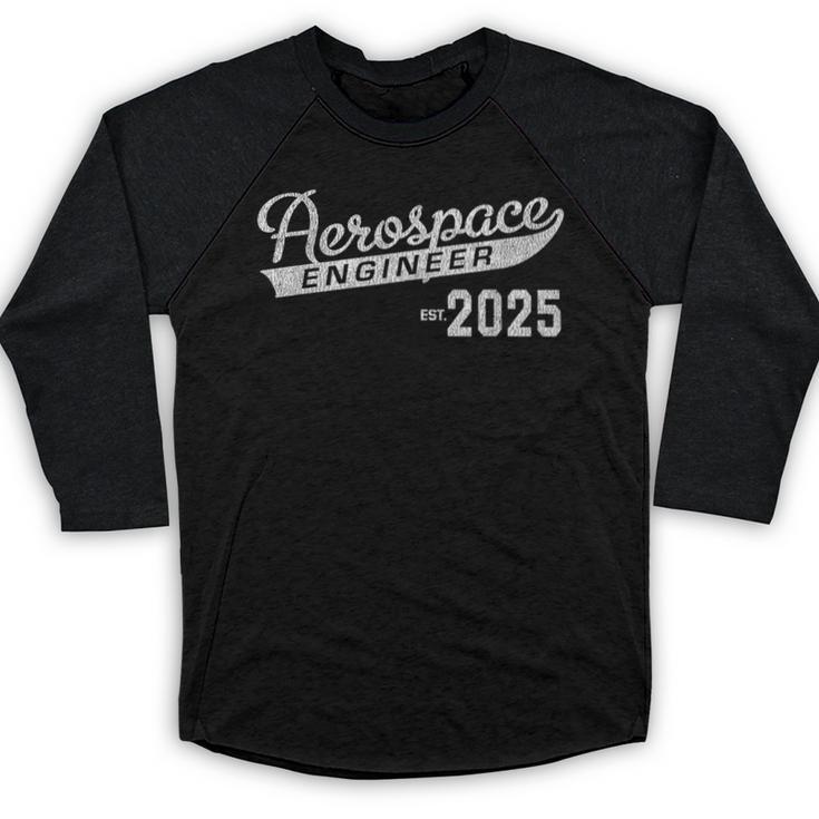 Aerospace Engineer Graduation 2025 Engineering Graduate Baseball Raglan Shirt