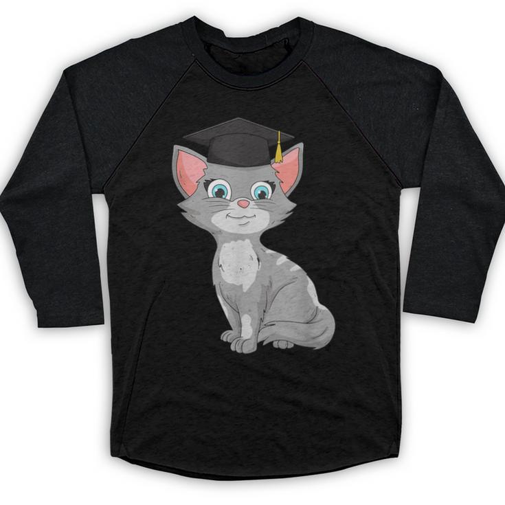 Bachelor Master Cats Graduation 2026 Graduate Baseball Raglan Shirt