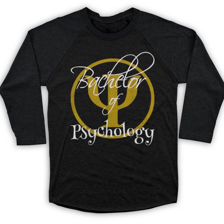 Bachelor Of Science Psychology Graduation Baseball Raglan Shirt