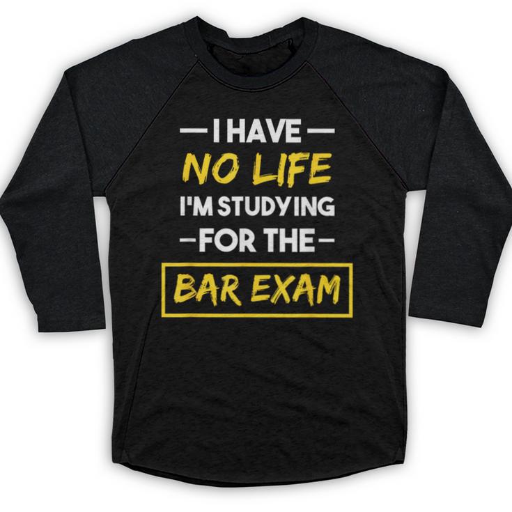 Bar Exam Shirt Law School Graduation Baseball Raglan Shirt