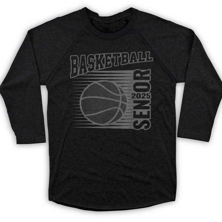Basketball Senior For Boys &Girls Class 2025 Graduation Baseball Raglan Shirt