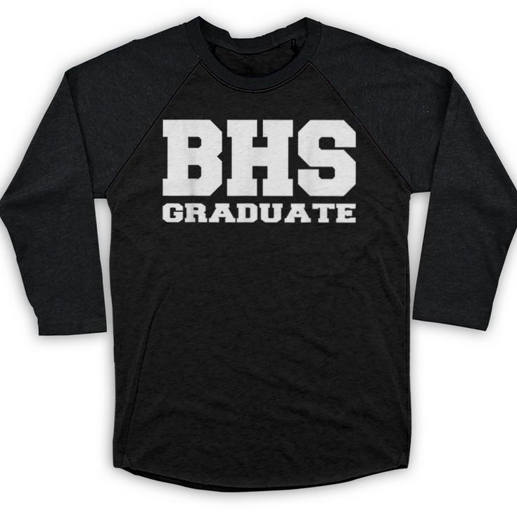 BHS High School Graduation Party Rival Game BHS Reunion Baseball Raglan Shirt