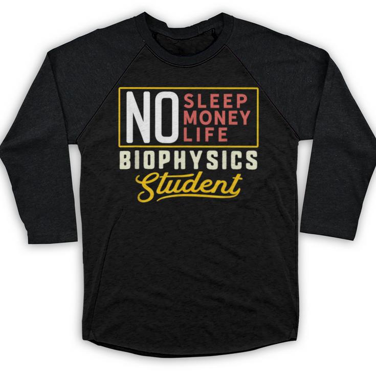 Biophysics Major Student Shirt Graduation College Baseball Raglan Shirt