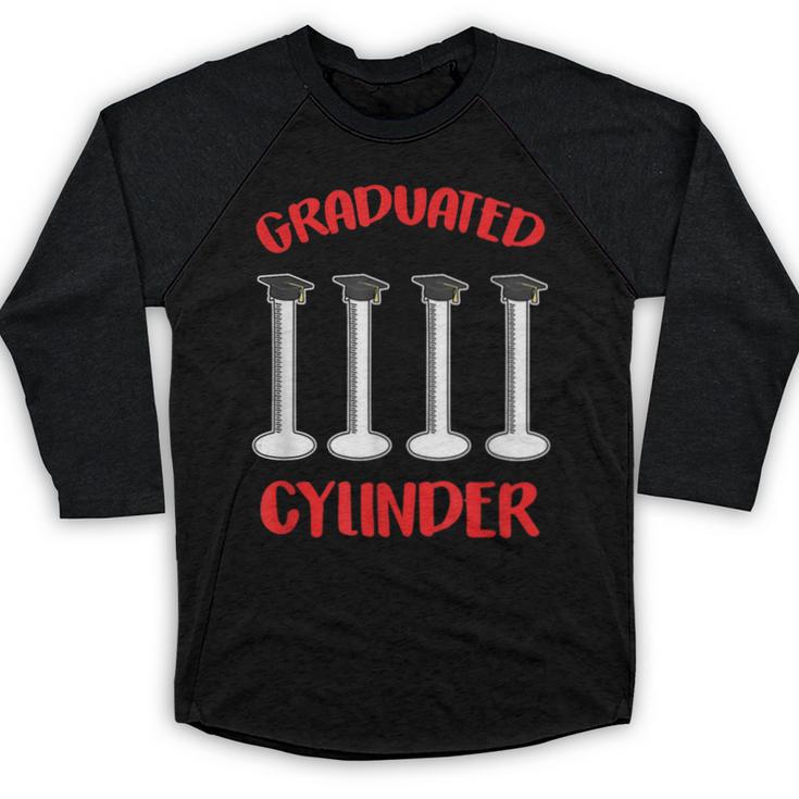 Chemistry Science Joke Graduated Cylinder Graduation T-Shirt Baseball Raglan Shirt