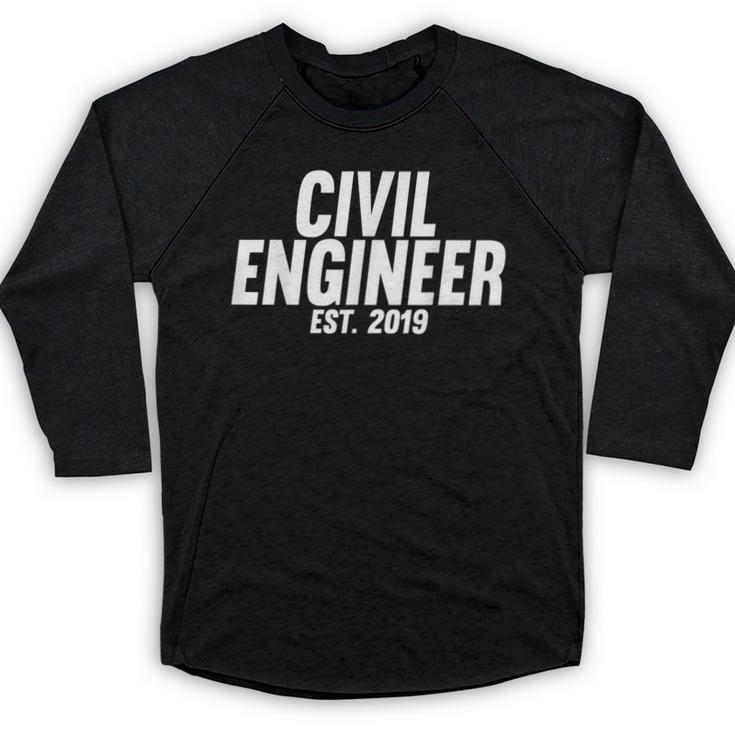 Civil Engineer Graduation Shirt New Civil Engineer Baseball Raglan Shirt