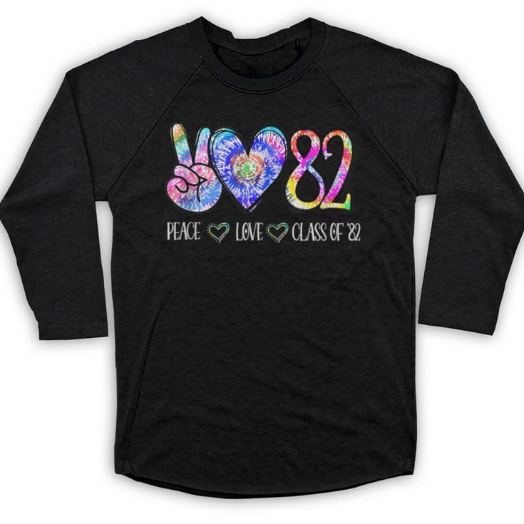 Class Of 1982 Shirt Tie Dye Senior Graduation Class Reunion Baseball Raglan Shirt