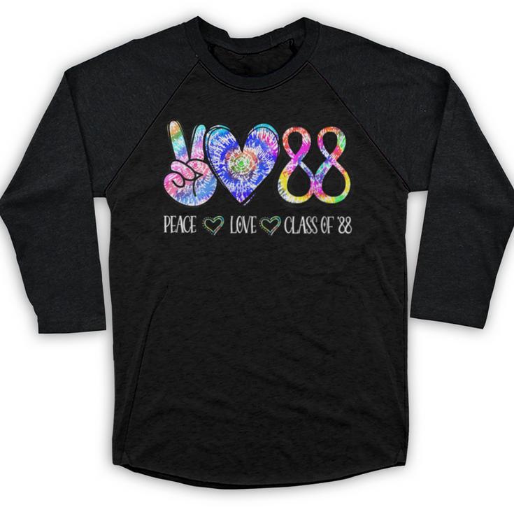 Class Of 1988 Shirt Tie Dye Senior Graduation Class Reunion Baseball Raglan Shirt