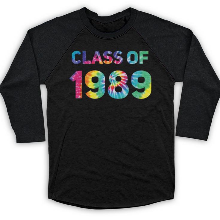 Class Of 1989 School Reunion College Highschool Graduation Baseball Raglan Shirt
