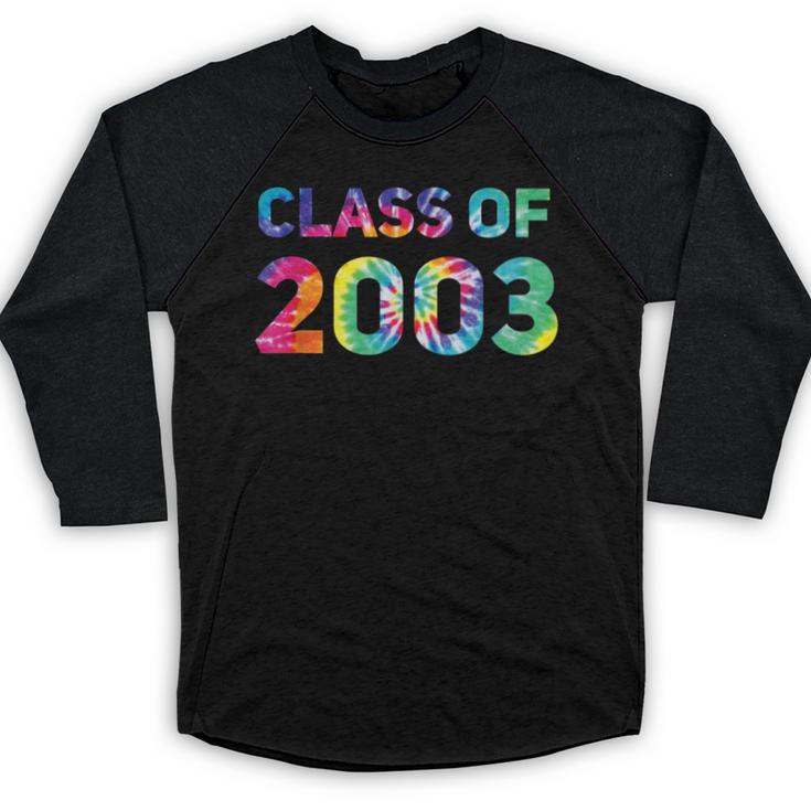 Class Of 2003 School Reunion College Highschool Graduation Baseball Raglan Shirt