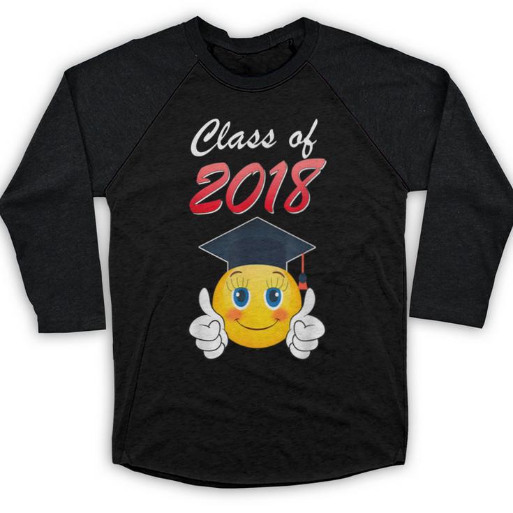 Class Of 2018 Graduation Grad For Her Tee Shirt Baseball Raglan Shirt