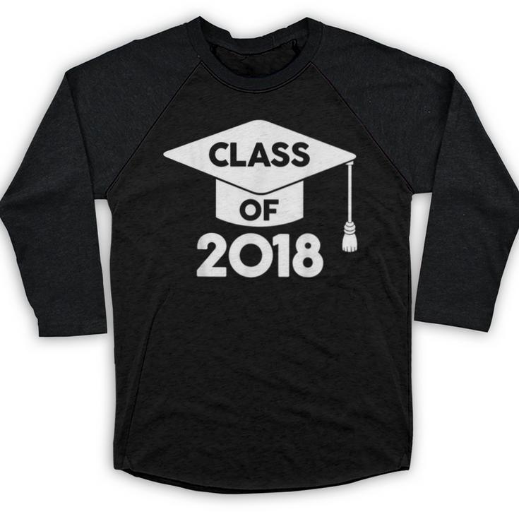 Class Of 2018 Senior T-Shirt Graduation Shirt Baseball Raglan Shirt