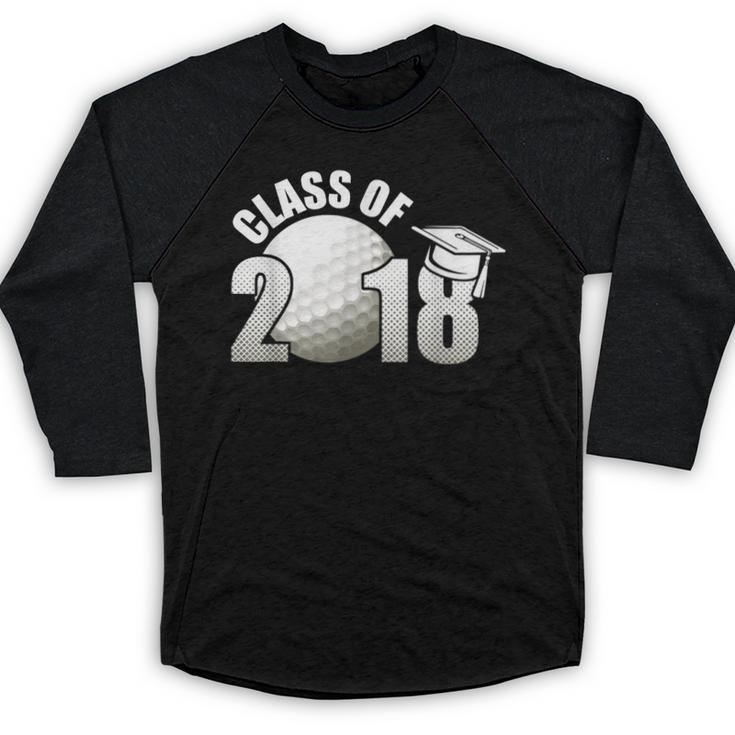 Class Of 2018 Shirts Graduation Senior Golf Baseball Raglan Shirt