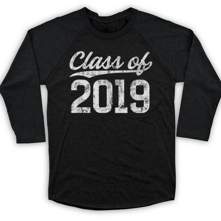 Class Of 2019 Graduation Vintage Senior Tee Baseball Raglan Shirt