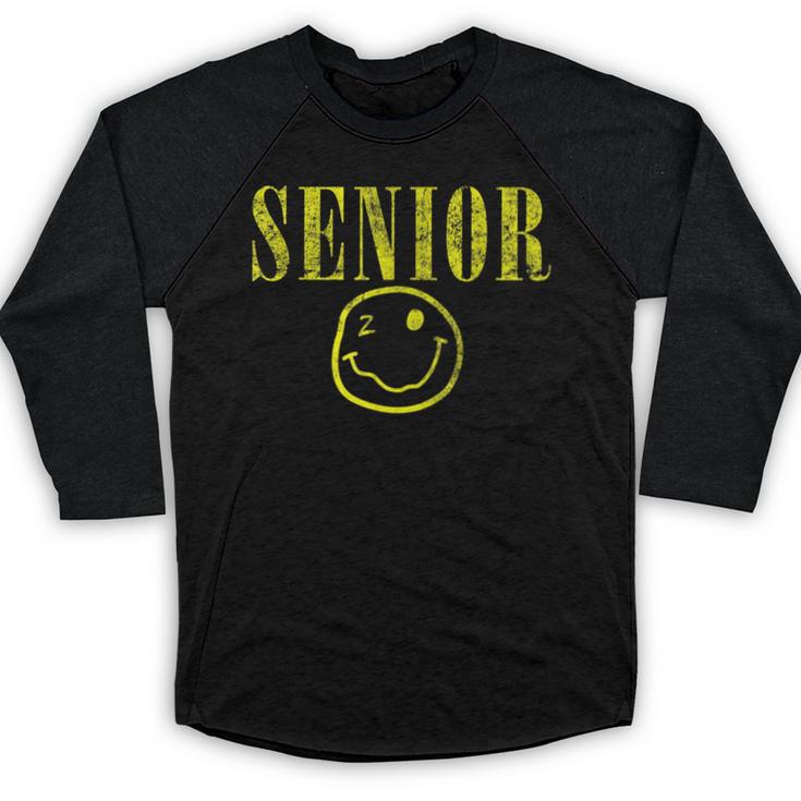 Class Of 2020 Senior 90s Grunge Graduation Baseball Raglan Shirt