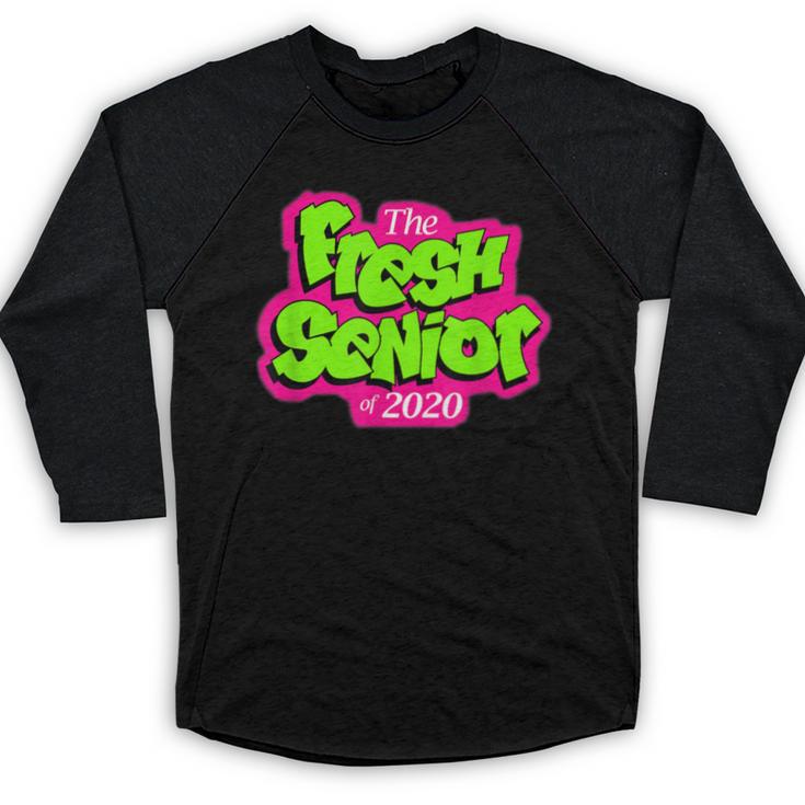 Class Of 2020 Senior 90s TV Style Graduation For Grad Baseball Raglan Shirt