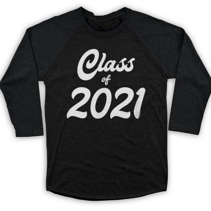 Class Of 2021 Graduation School Spirit Her Senior Class Baseball Raglan Shirt