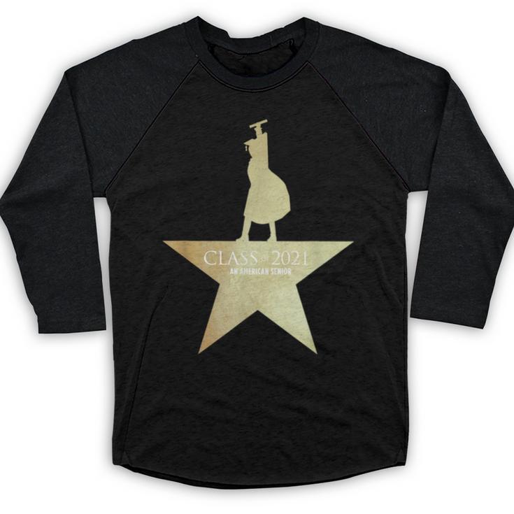 Class Of 2021 Senior Year Musical Style Graduation For Grad Baseball Raglan Shirt