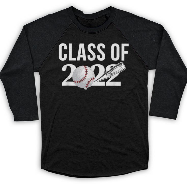 Class Of 2022 Graduation Senior Baseball Player Baseball Raglan Shirt