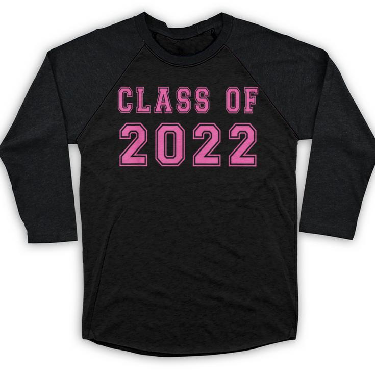 Class Of 2022 High School Graduation Date Graduate T Shirt Baseball Raglan Shirt