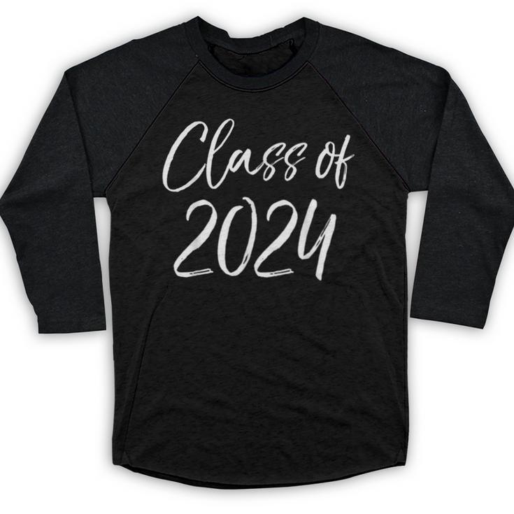 Class Of 2024 Shirt First Day Of Seventh Grade Graduation Baseball Raglan Shirt