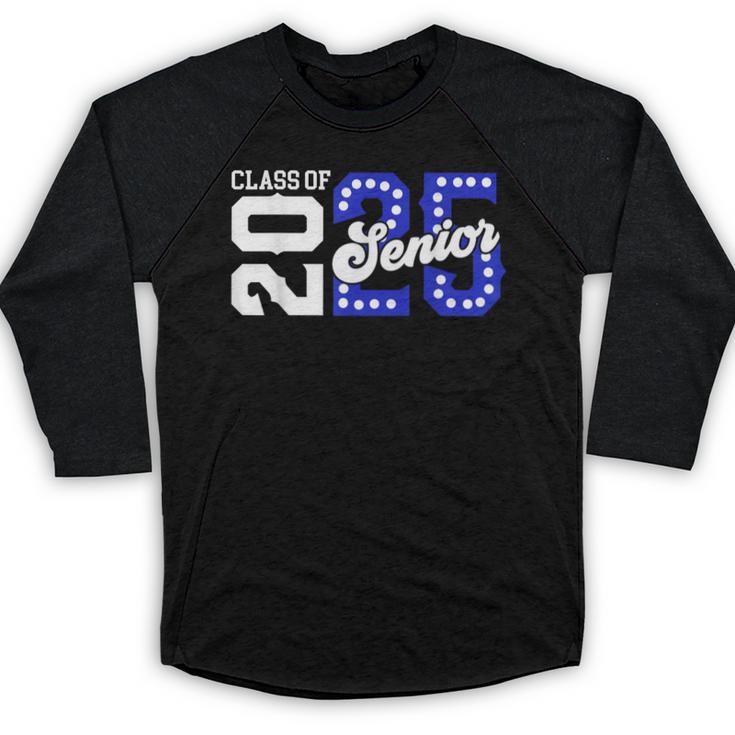Class Of 2025 Senior 2025 Back To School Graduation Party Baseball Raglan Shirt
