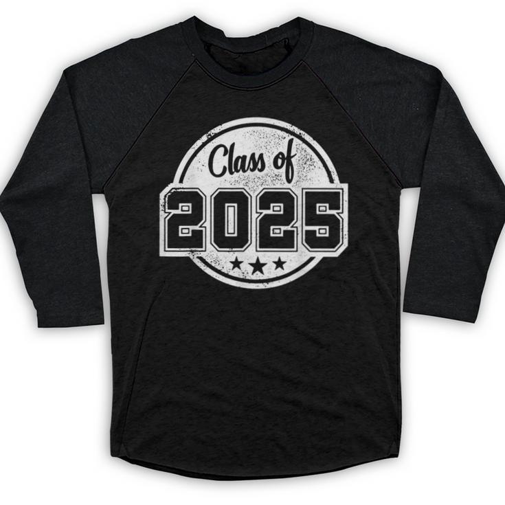 Class Of 2025 Senior School Graduation College Baseball Raglan Shirt