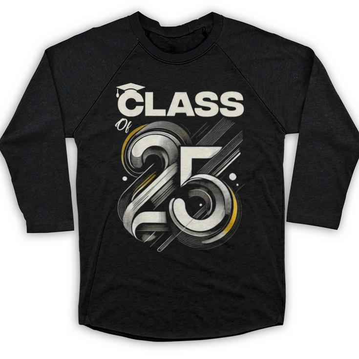 Class Of 2025 Shirt Graduation Senior High School College Baseball Raglan Shirt