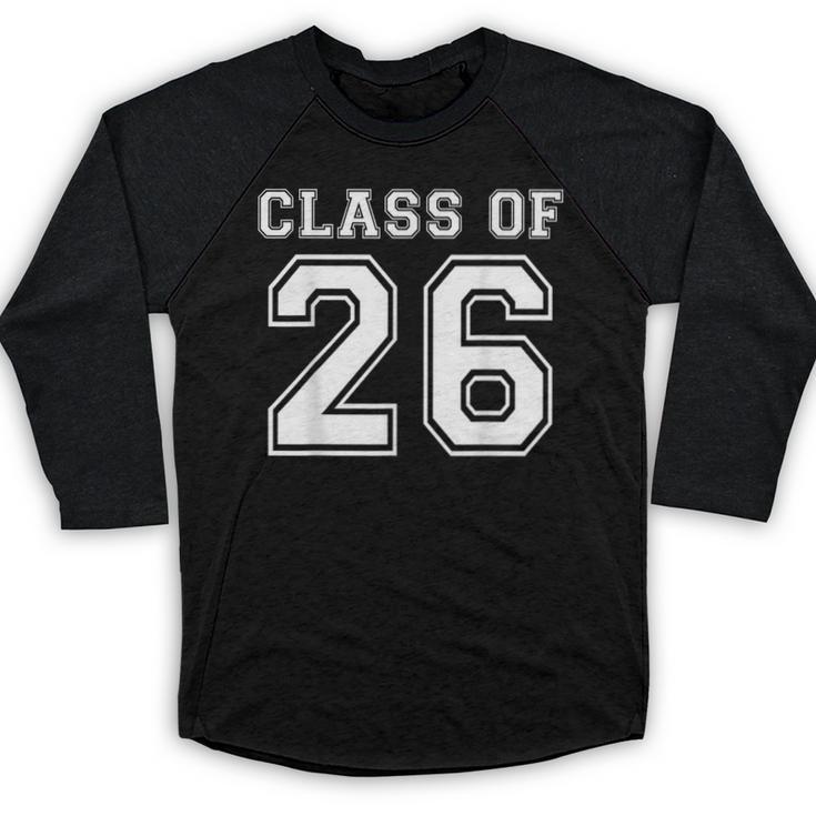 Class Of 2026 Freshman High School Senior Graduation Baseball Raglan Shirt