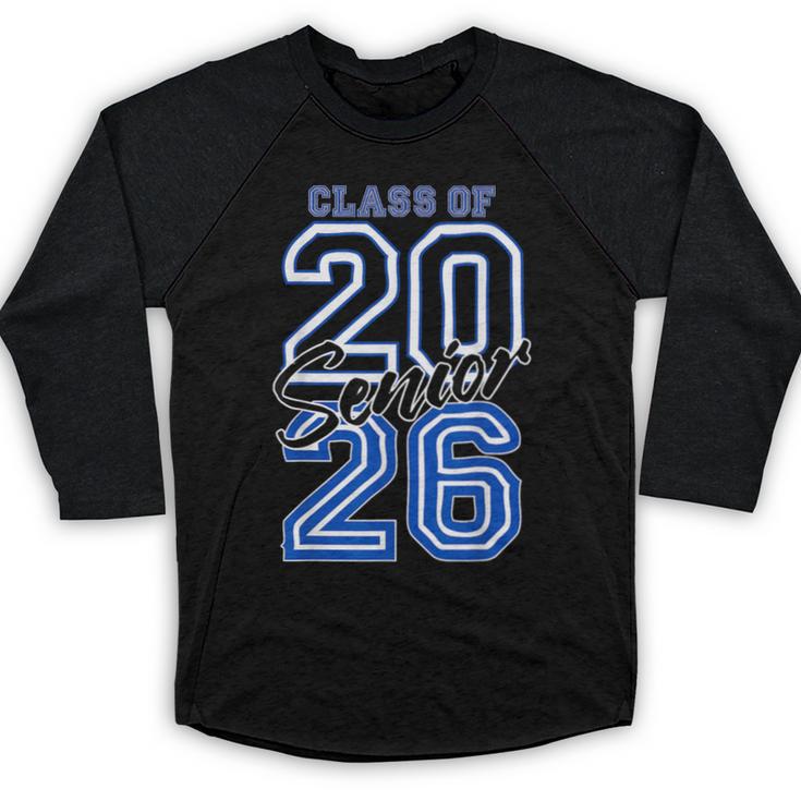 Class Of 2026 Senior Graduation High School And College Grad Baseball Raglan Shirt